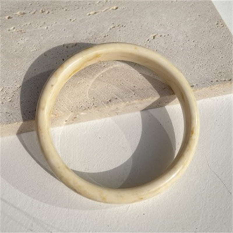 Wholesale fashion new marble acrylic bracelet shaped resin square round bracelet